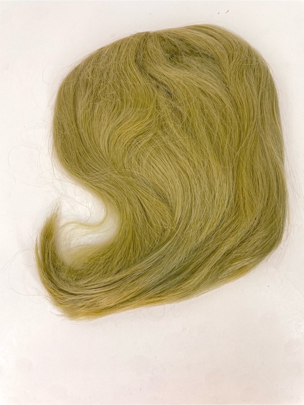 Vtg 100% hair wiglet wig clip in hair piece made in Korea